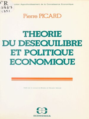 cover image of Théorie du déséquilibre et politique économique